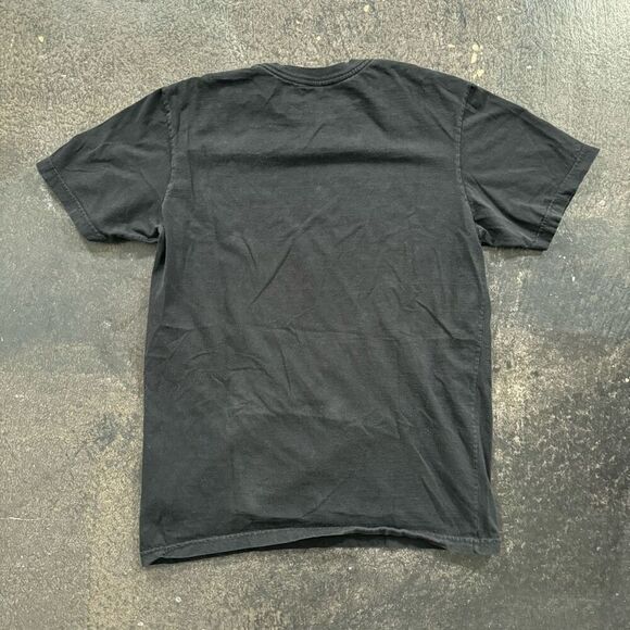 RVCA Faded Black Short Sleeve T-Shirt Size Small Regular Fit Tye Dye Graphic - Picture 8 of 13